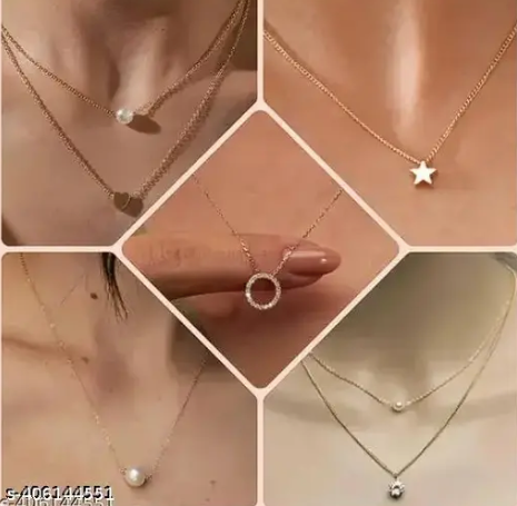 Shimmering Beautiful Necklace Combo